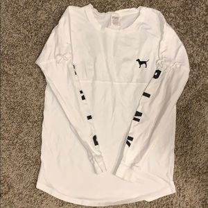 PINK Crosstie Long Sleeve Shirt